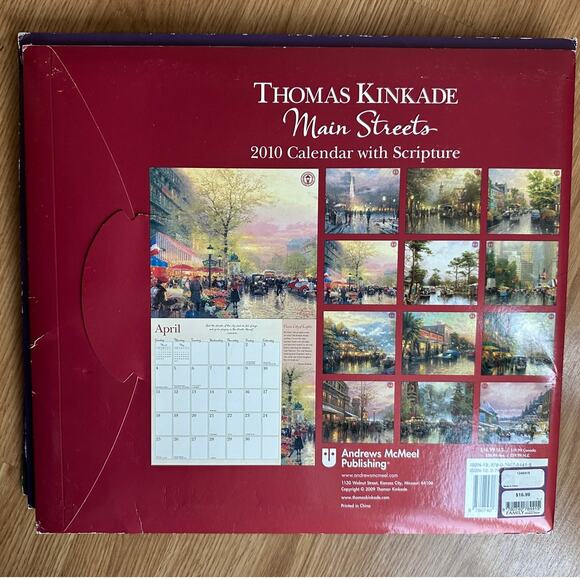 Thomas Kinkade (4) Calendars Special Collector's Edition 2010 2011 2012 2015 - Picture 8 of 11